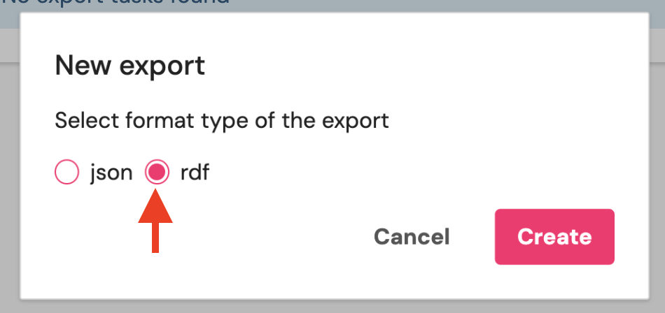 Export Configuration