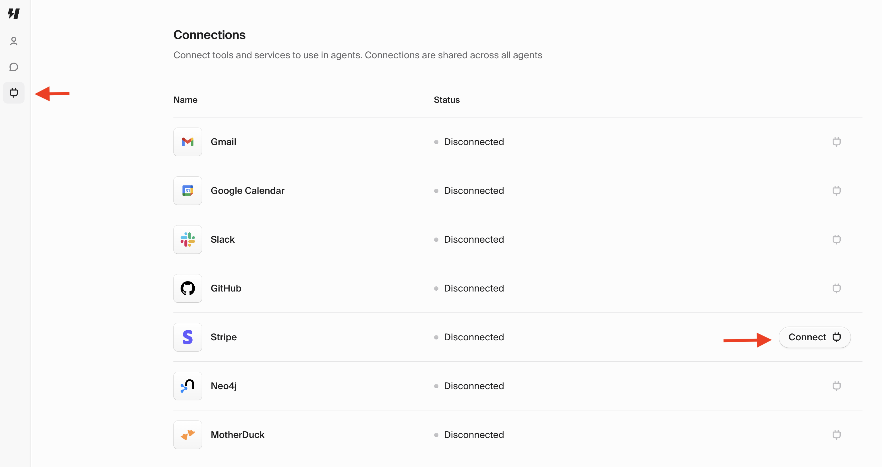 Add Stripe connection