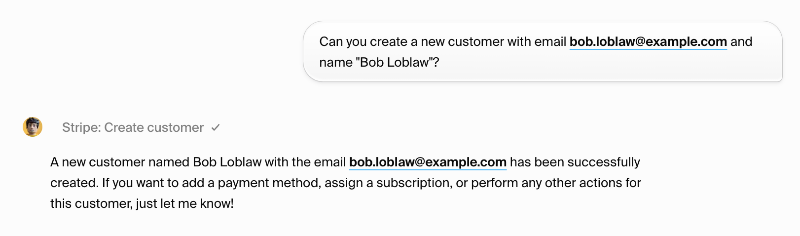 Create customer