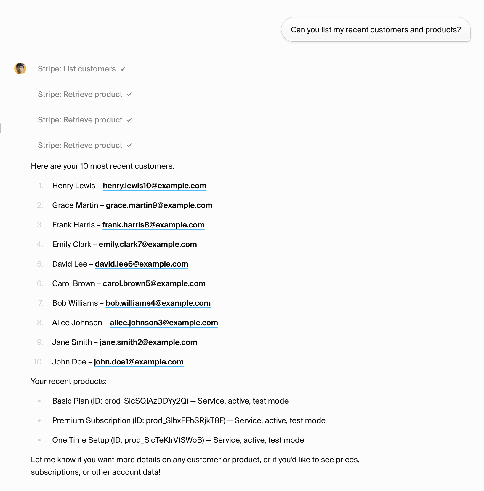 Test permissions