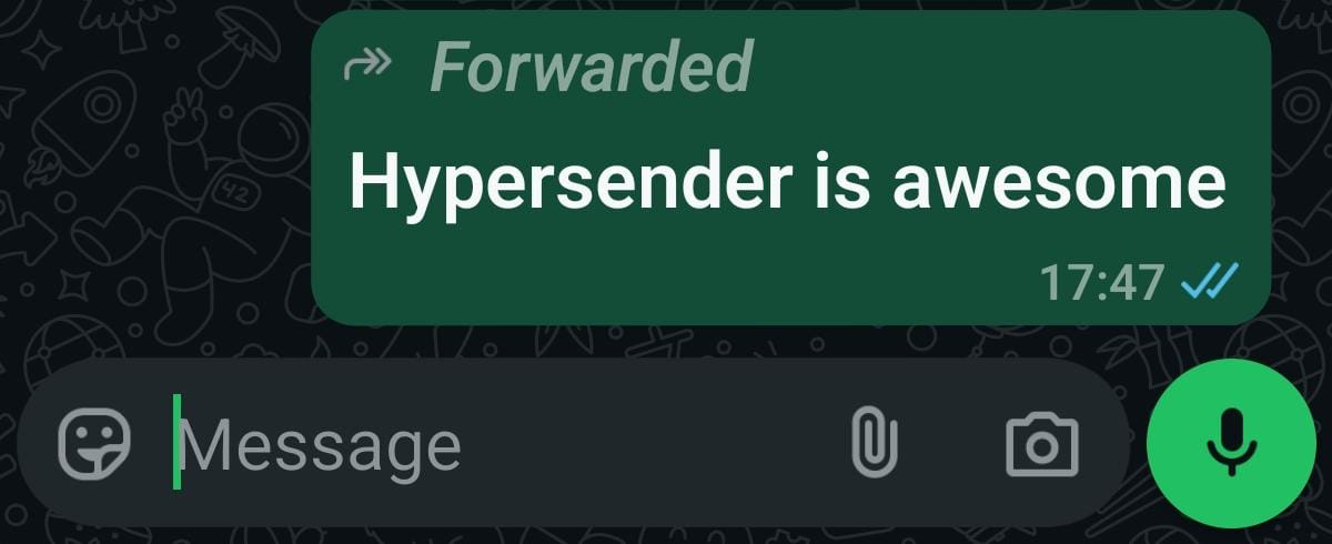 forward message