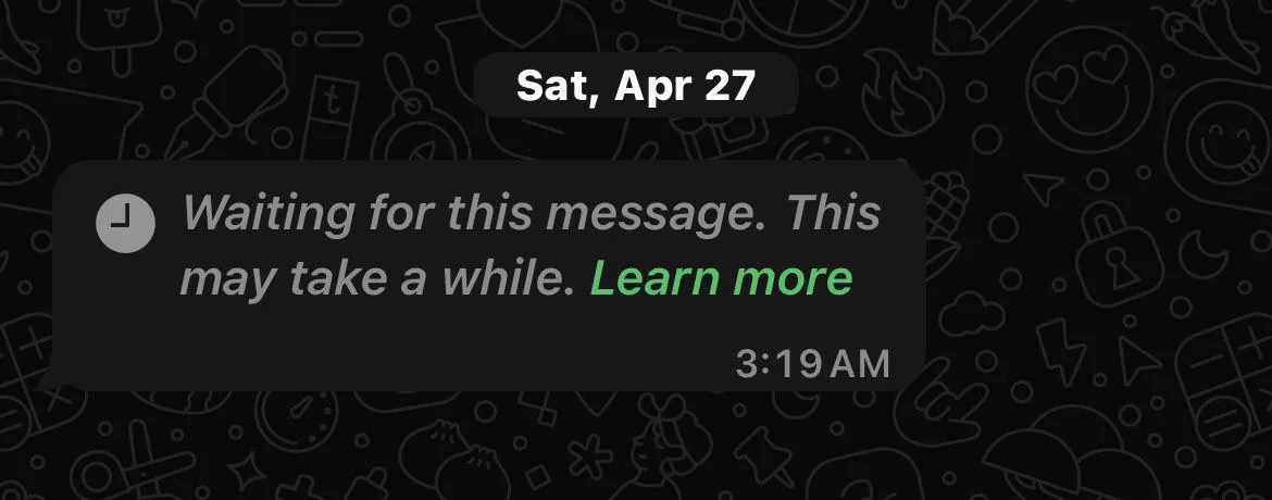 Message Waiting Screenshot