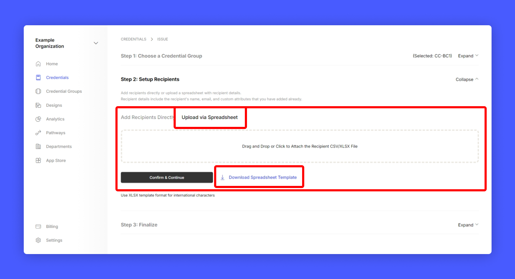 Issuing your first Credential - Hyperstack API Docs
