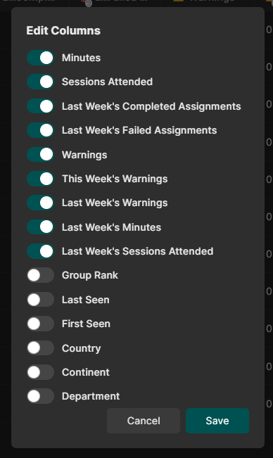 Editing Columns in Hyra Views