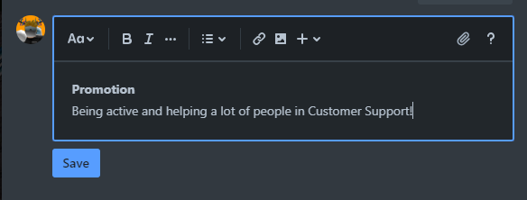 Creates a comment in a Trello card.