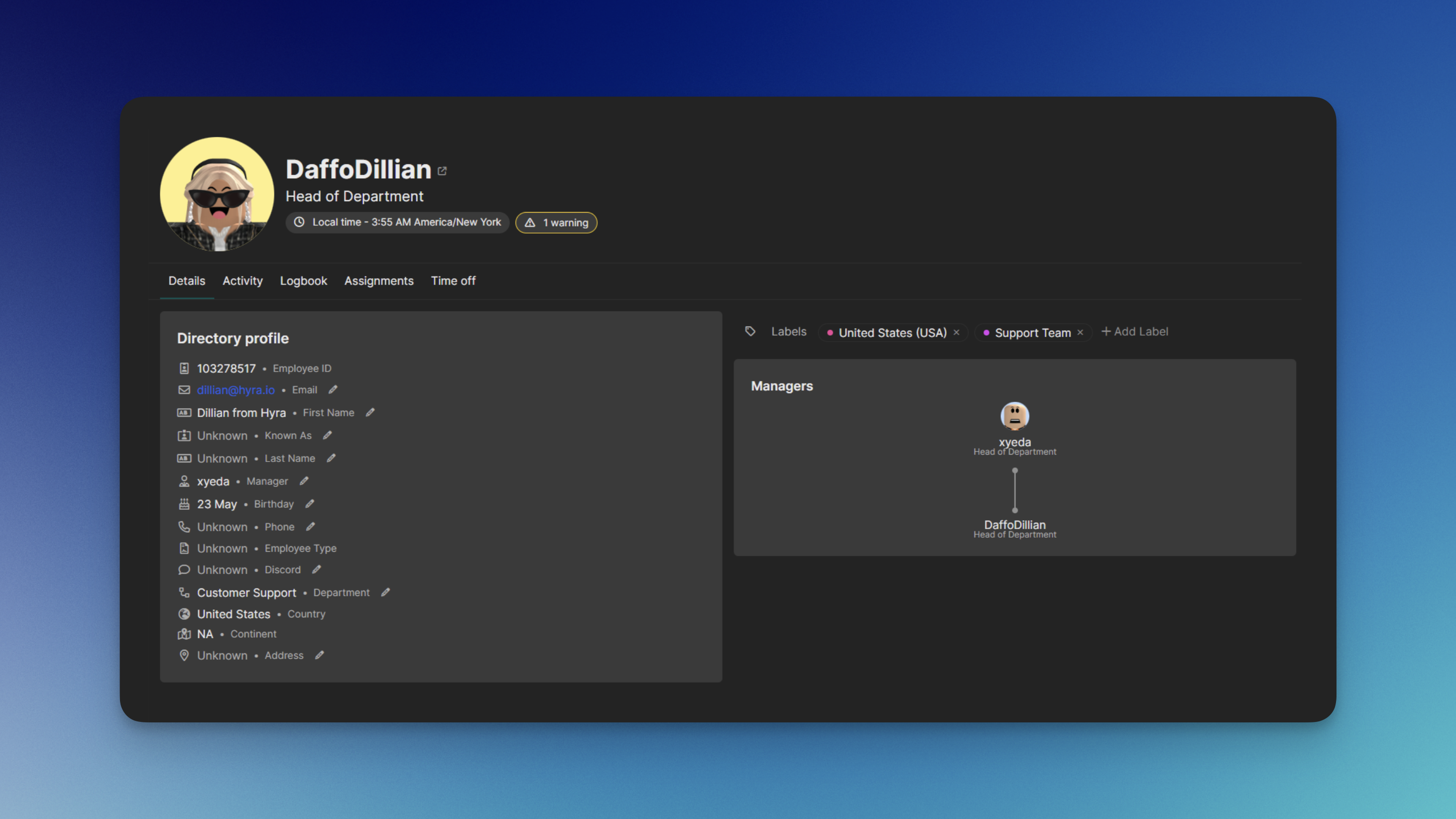 Directory Profile - Hyra Docs