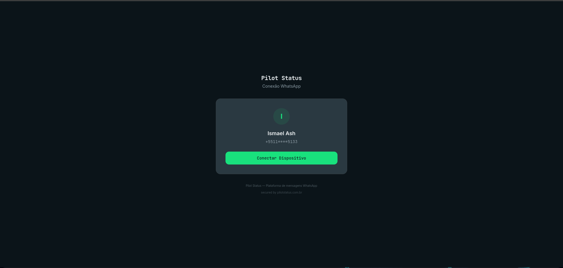 Hosted connect page with brandable logo, colors, title, and a Connect Device button