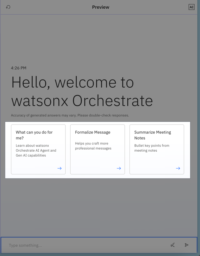 Authoring agents - IBM watsonx Orchestrate ADK
