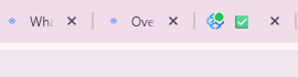 Browser notification and favicon indicator shown when switched to a different browser tab.
