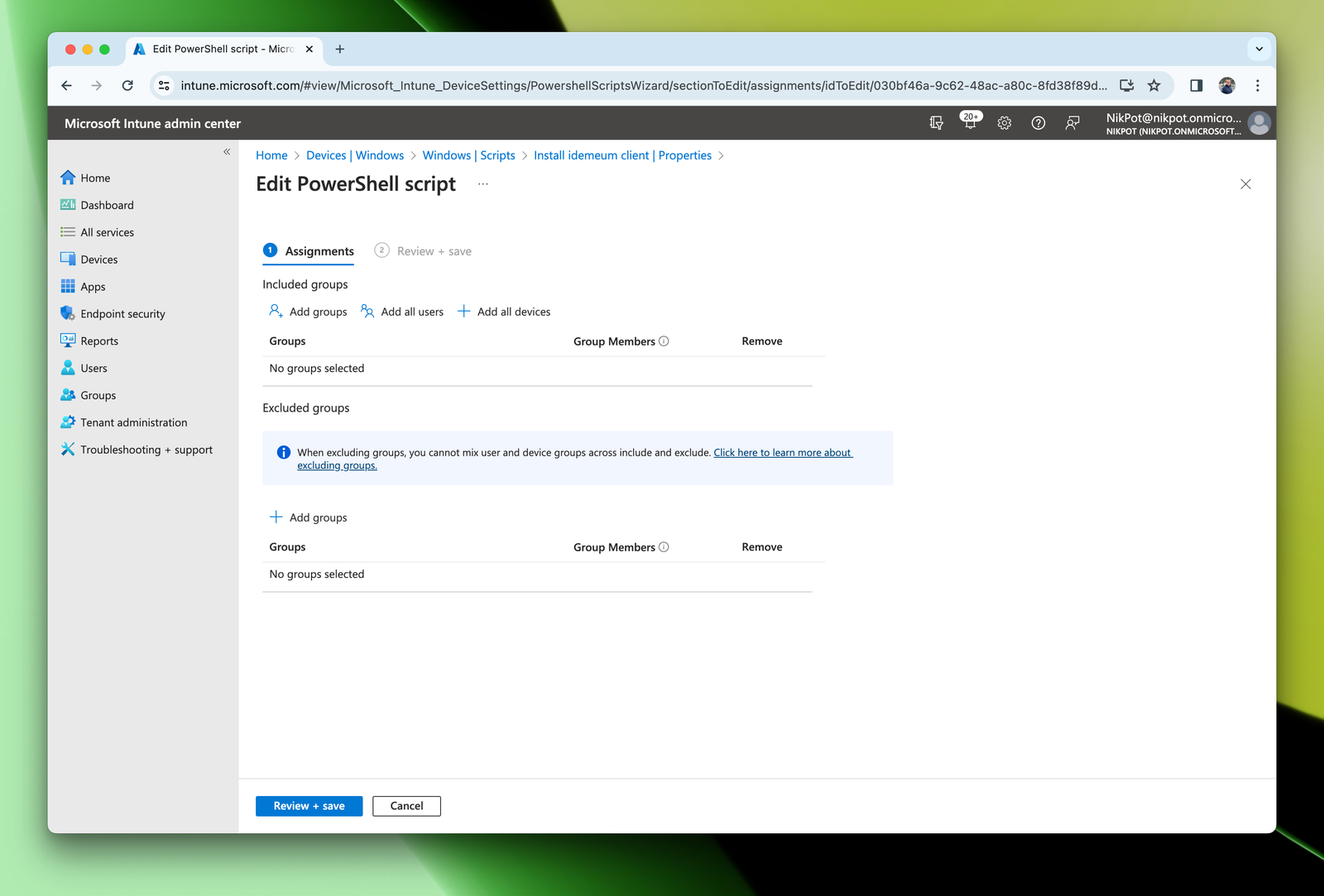 Microsoft Intune - Idemeum Docs