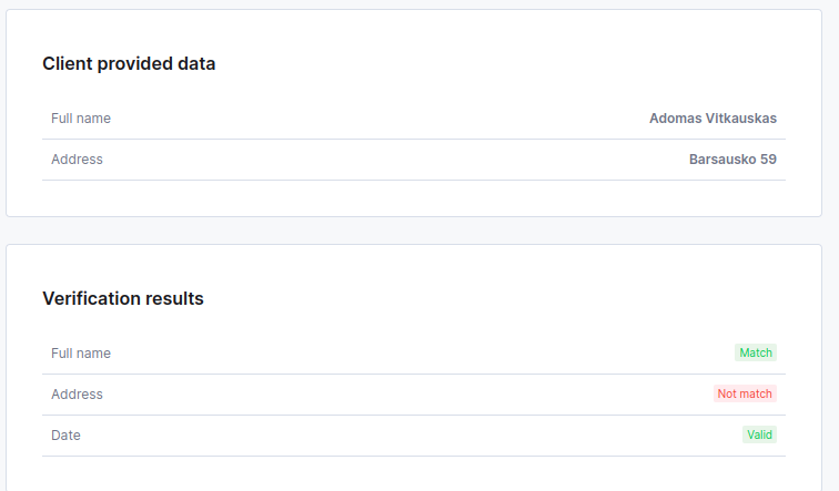 Proof of Address Verification - iDenfy Documentation