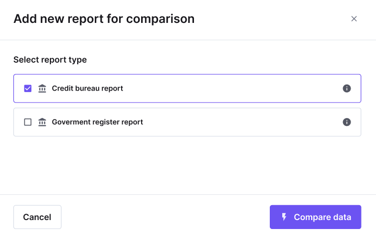 Crossmatch Functionality - iDenfy Documentation