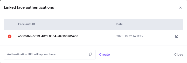 Face Authentication in the Dashboard - iDenfy Documentation