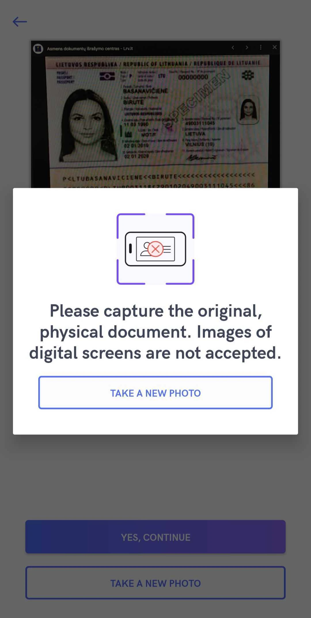 Android Passive liveness