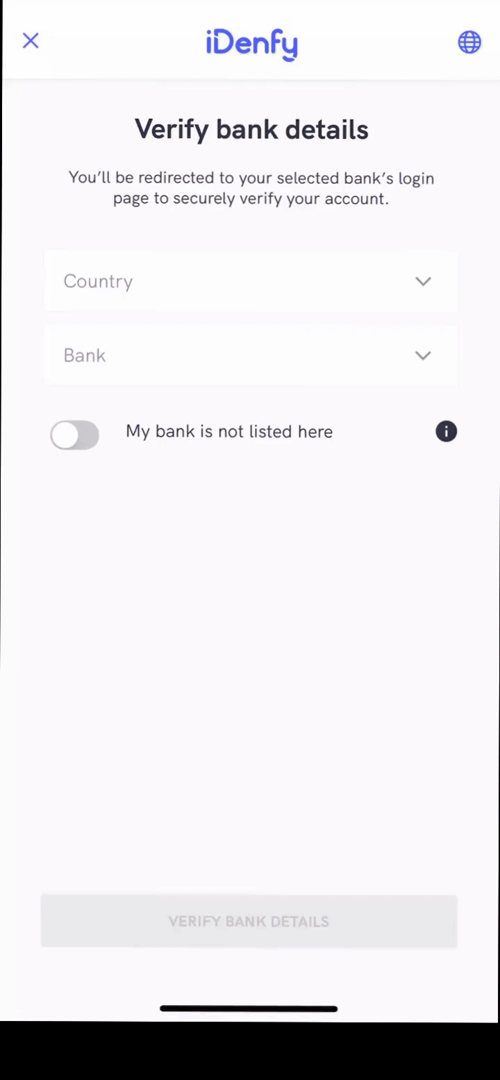 Bank Verification