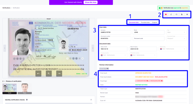 Verification Details - iDenfy Documentation