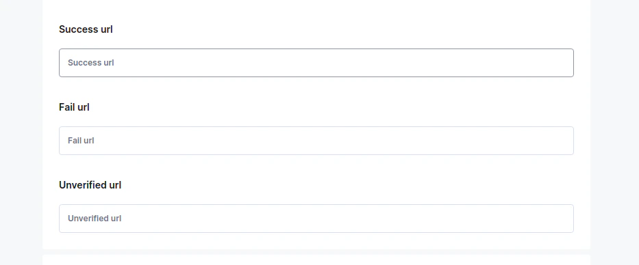 iDenfy WordPress redirect URLs
