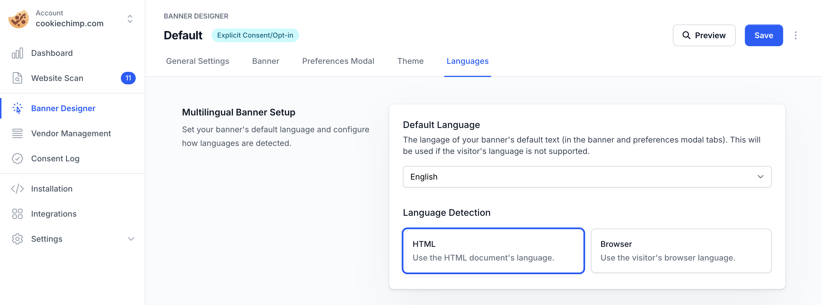 Language Detection