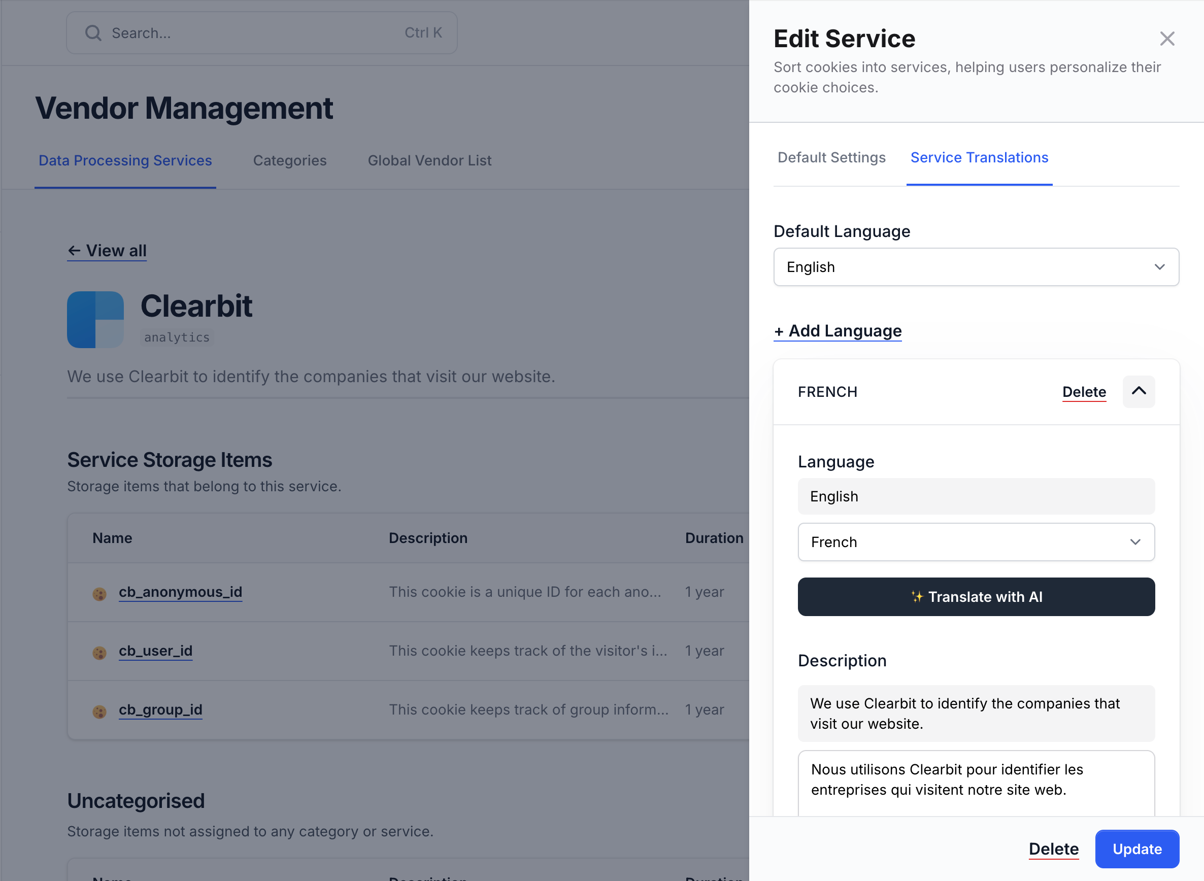 Service Translation