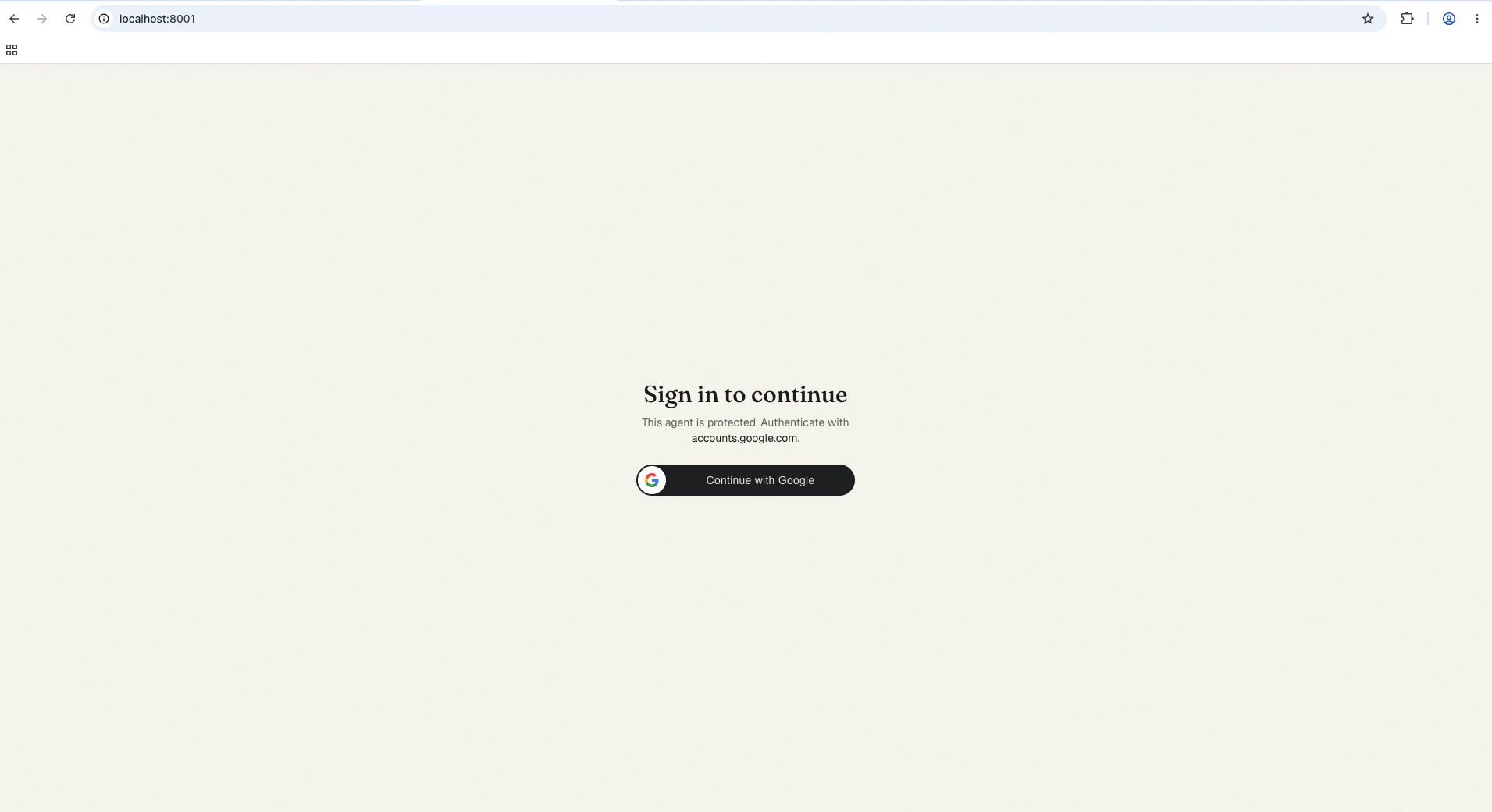 Chat UI with SSO sign-in