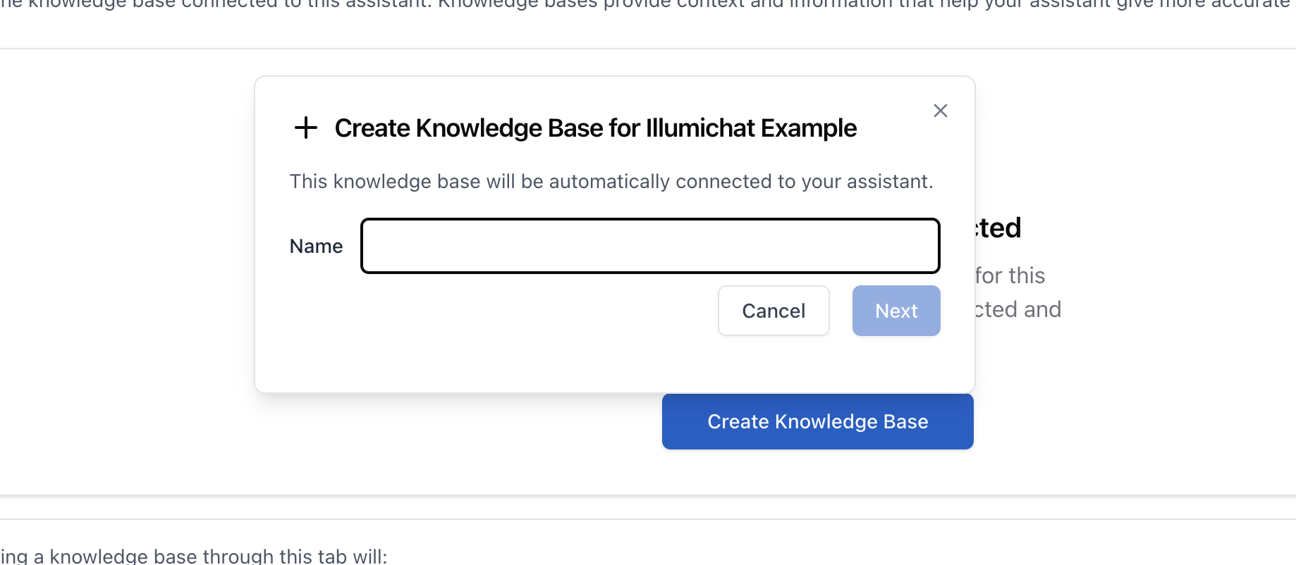 Create Knowledge Base