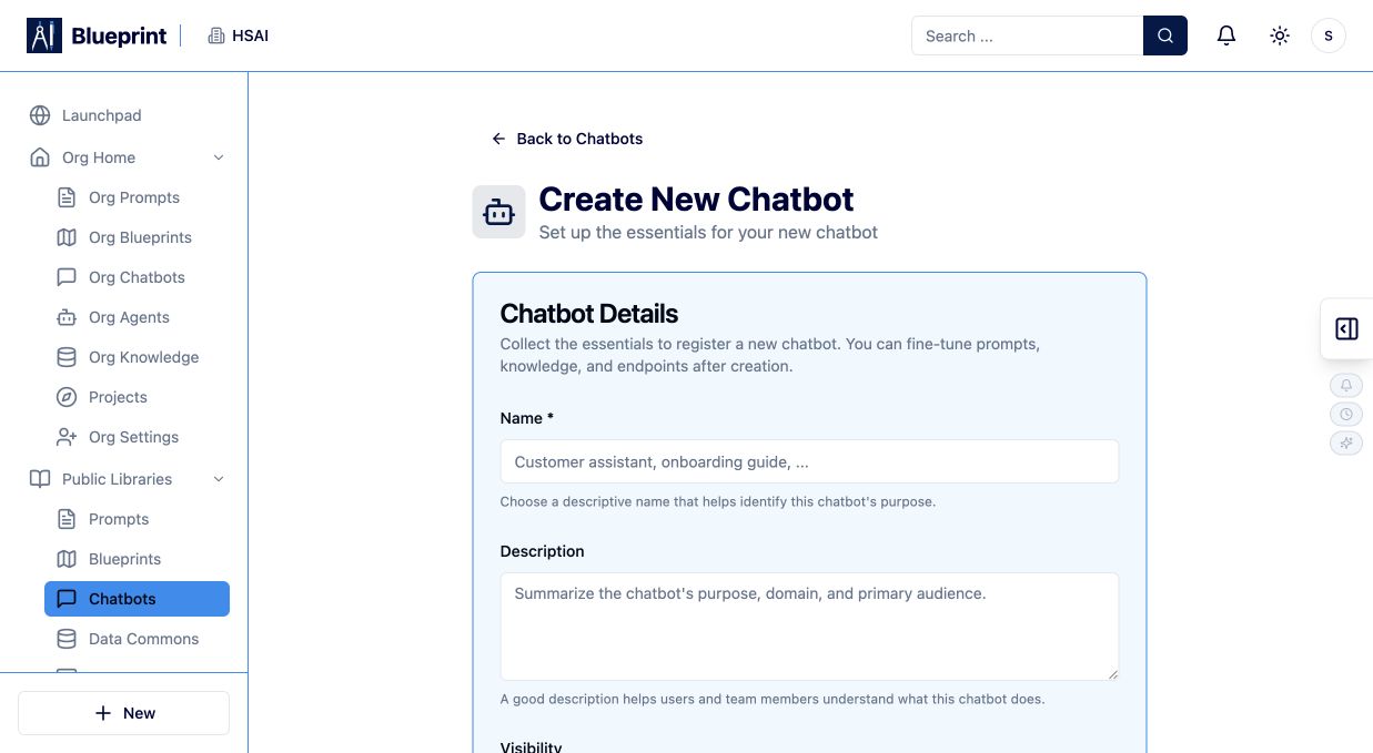 Blueprint Chatbot Setup Full Width
