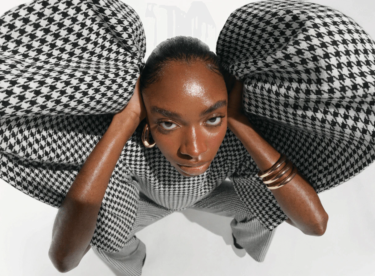 Recraft v4 — high-fashion portrait, #1 ranked