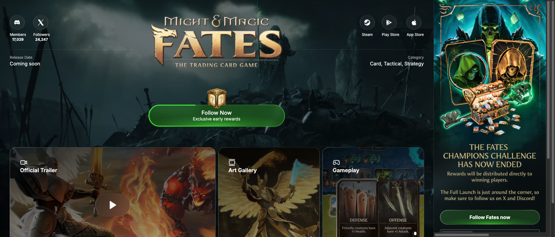 Might & Magic: Fates Game Page