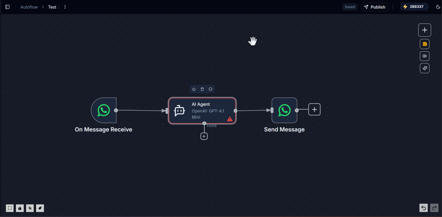 Passing data between nodes