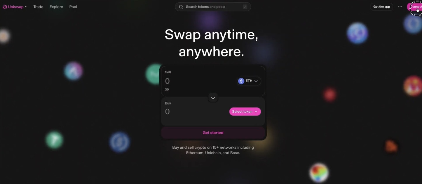 Connect dApp Step 1