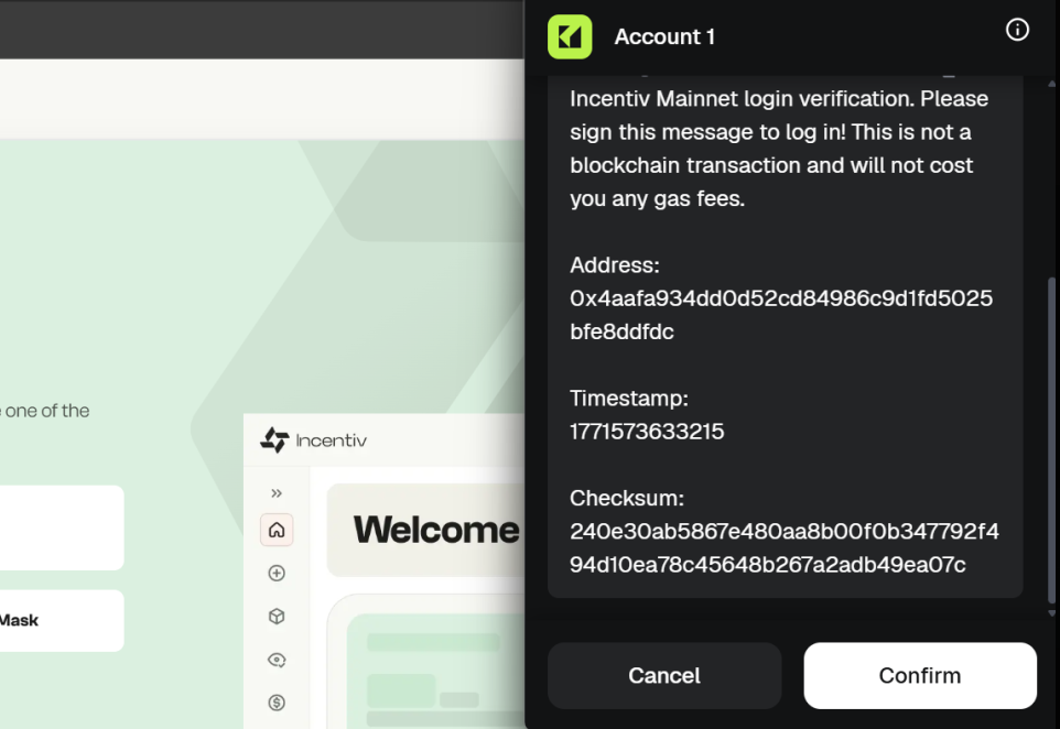 Incentiv Metamask Step 4