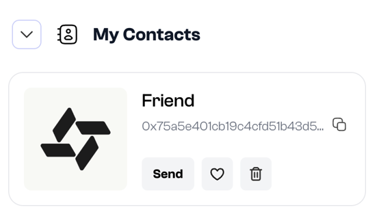 Send Tokens - Incentiv Docs