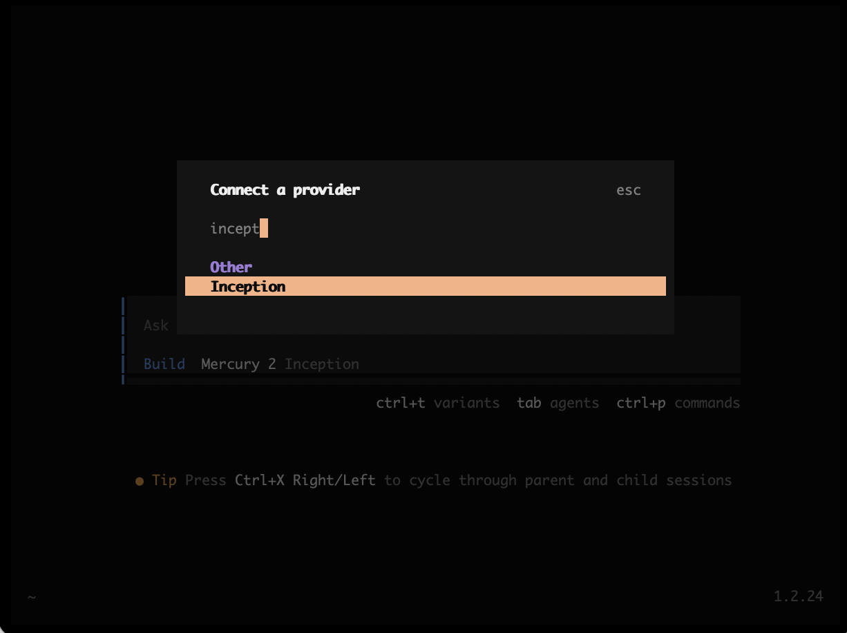 Configure opencode