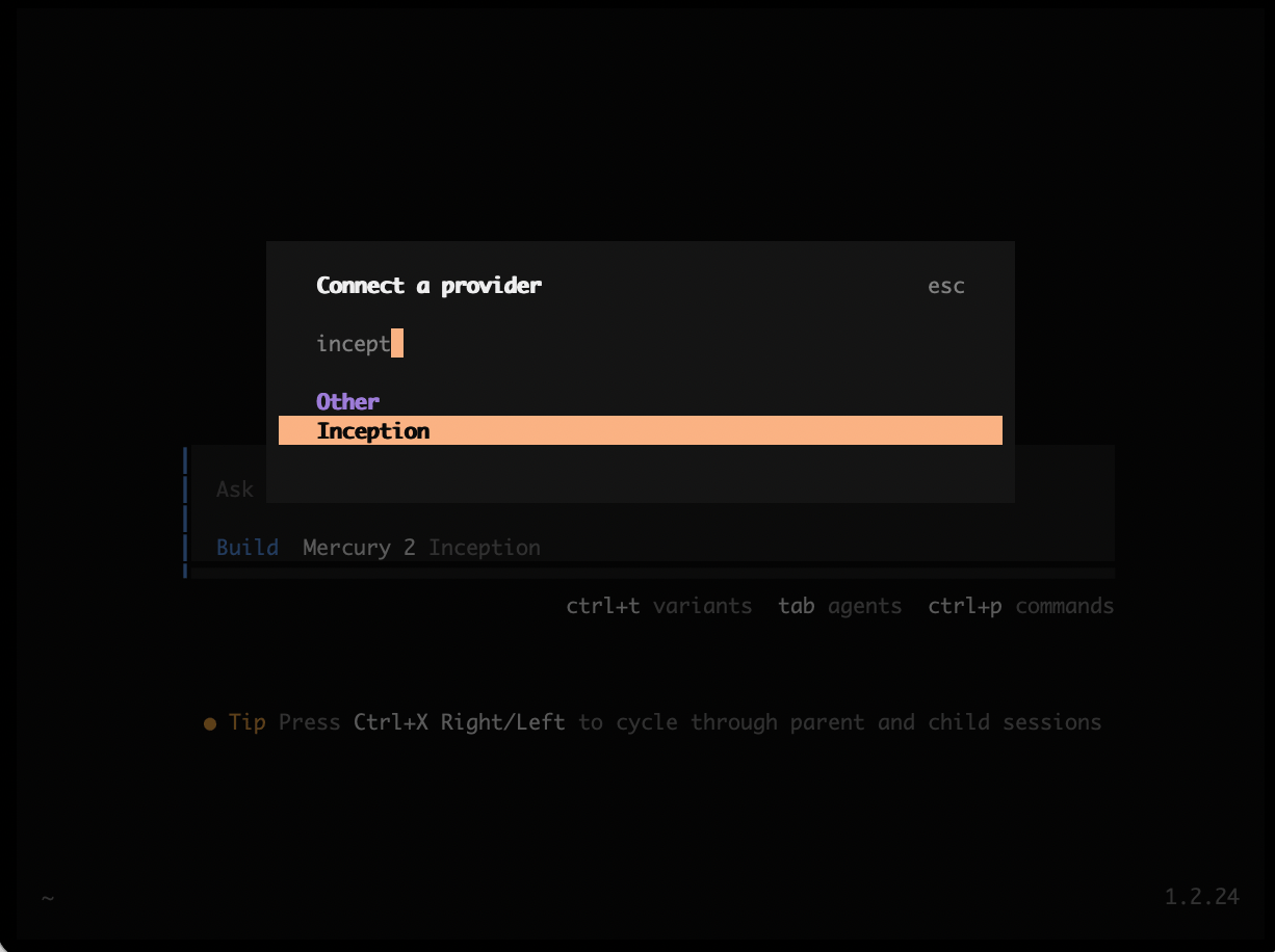 Configure opencode