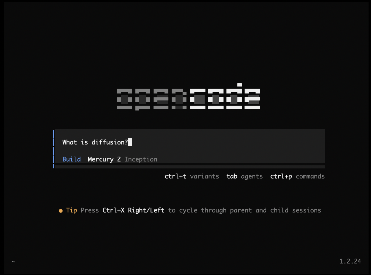 Configure opencode