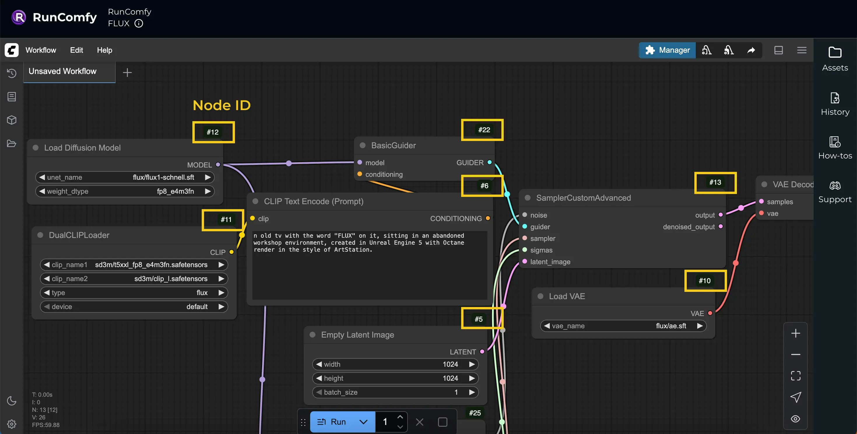 Alt Node ID in ComfyUI