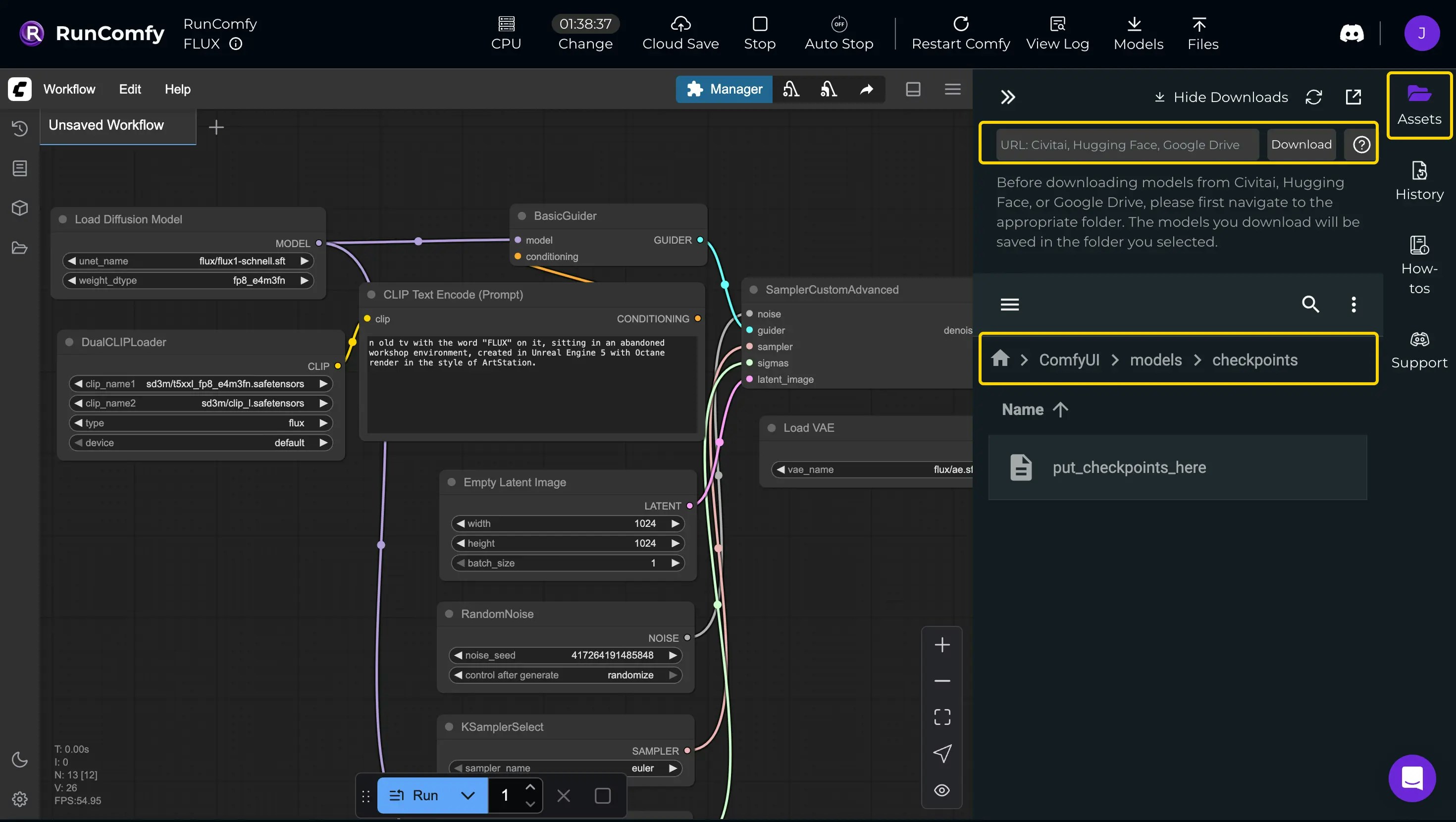 Alt Download Models in ComfyUI