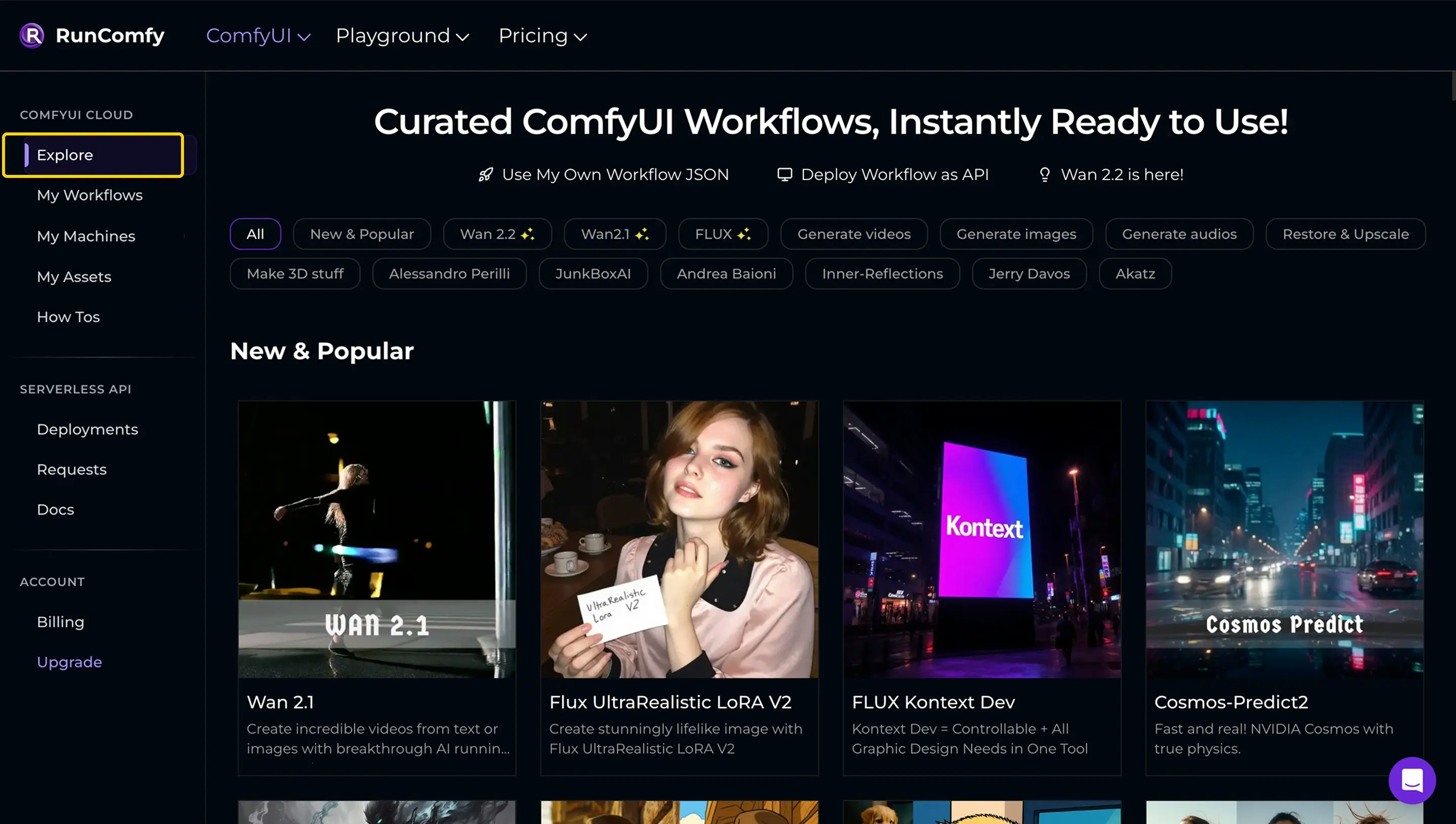 Alt Use a Workflow Template