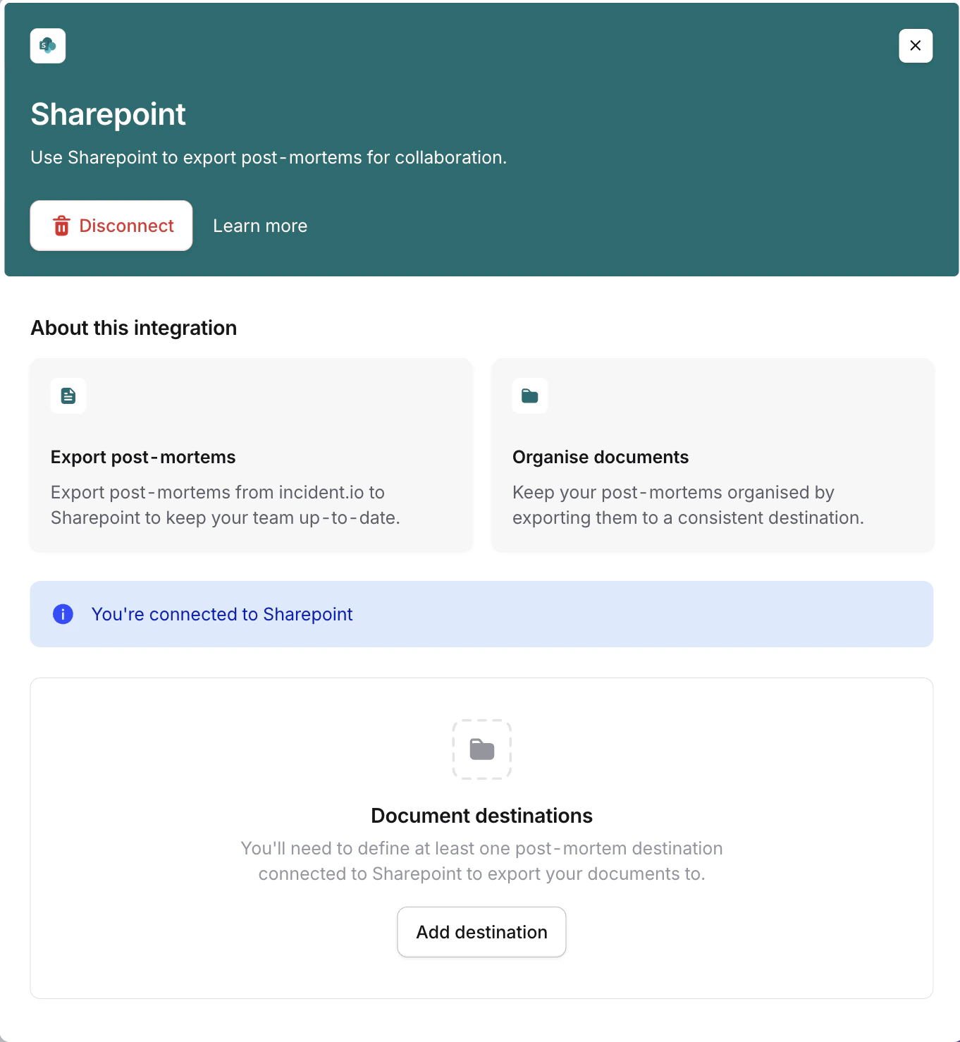 Integration overview