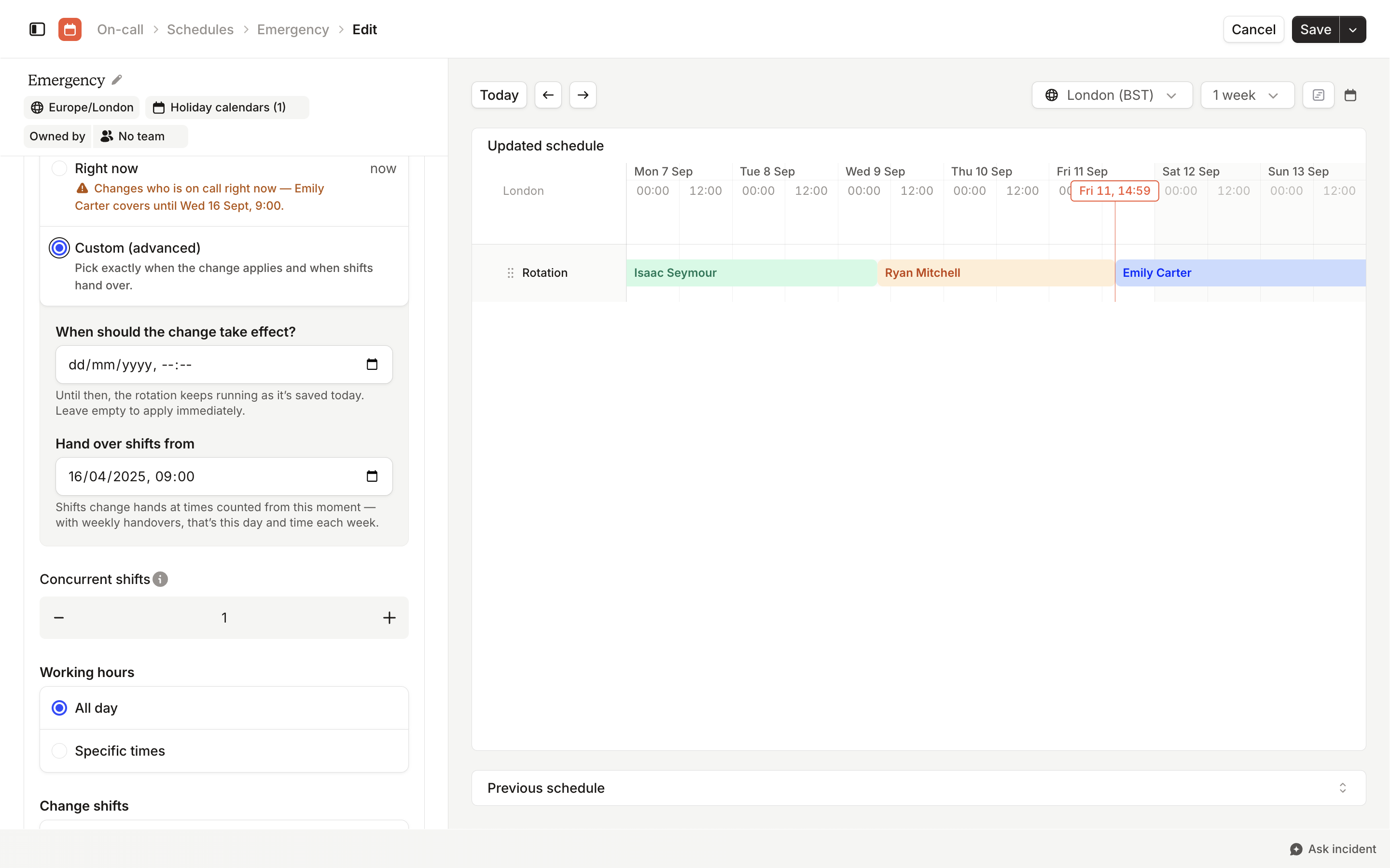 Custom option fields