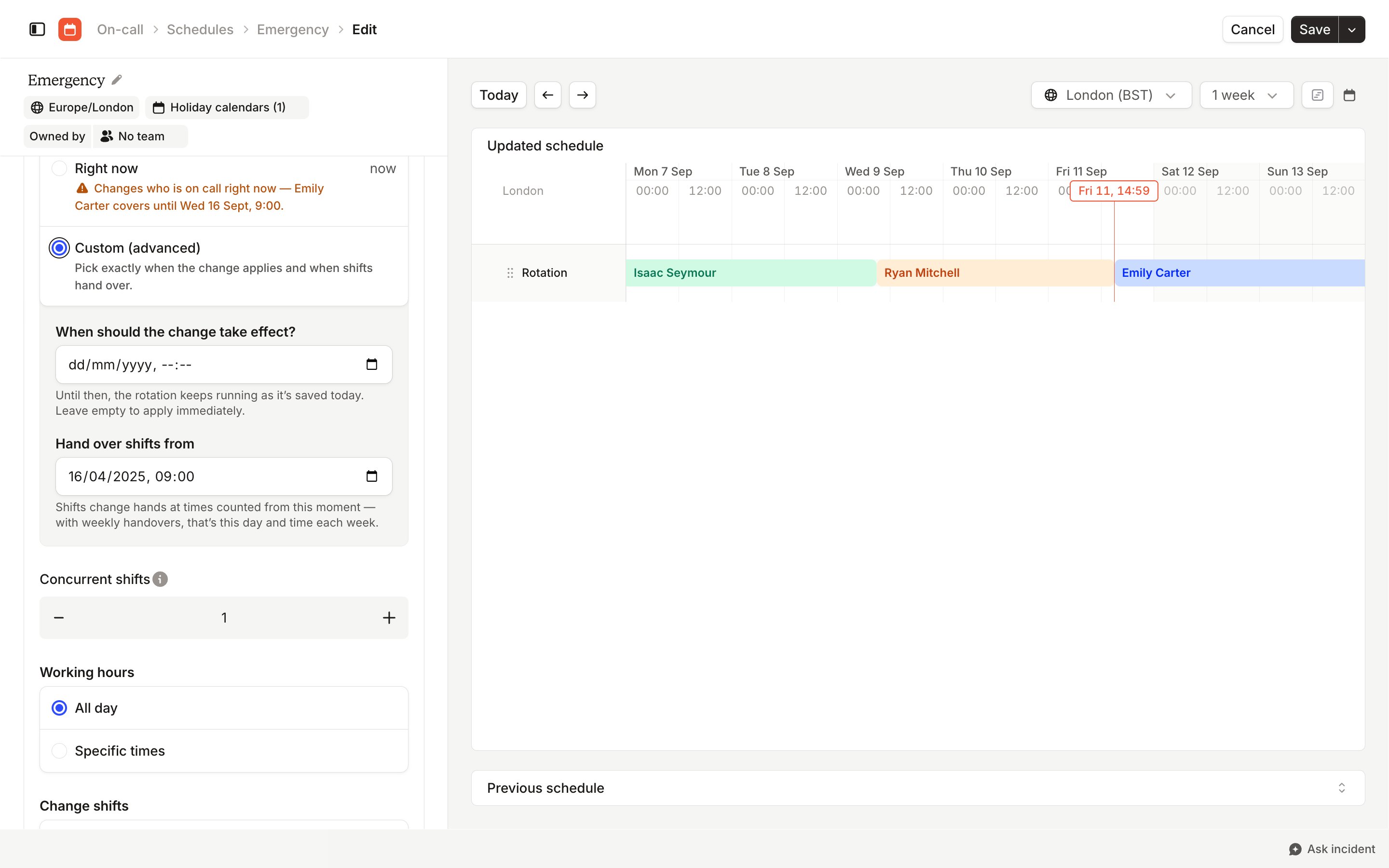 Custom option fields