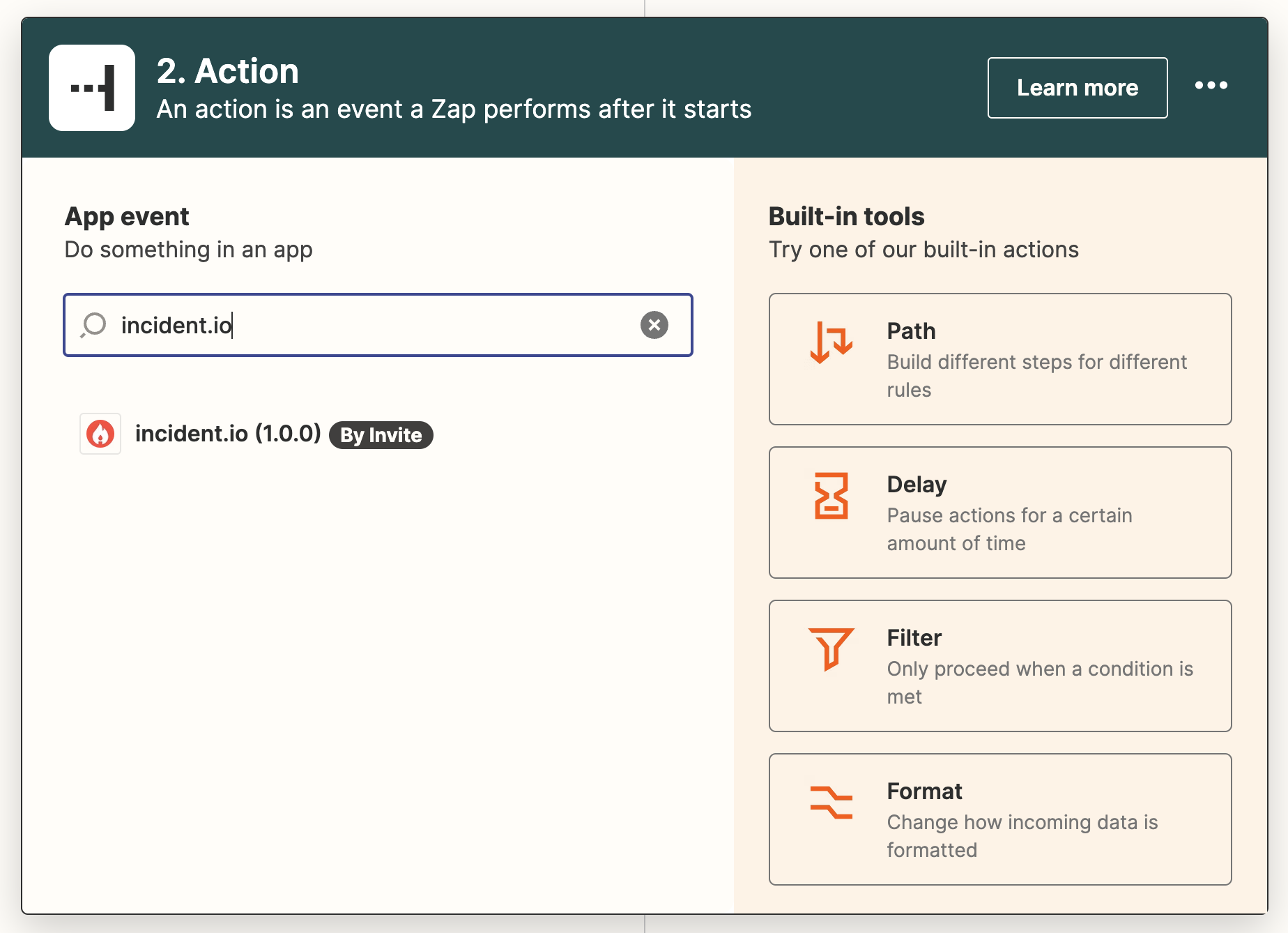 Searching for incident.io in the