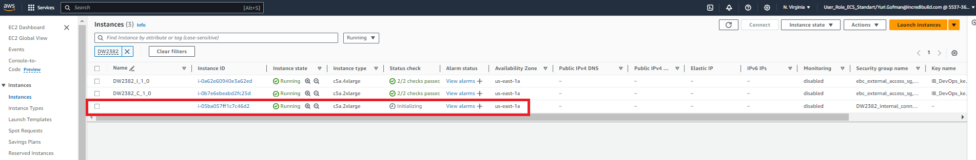 AWS Auto Scaling Groups screenshot