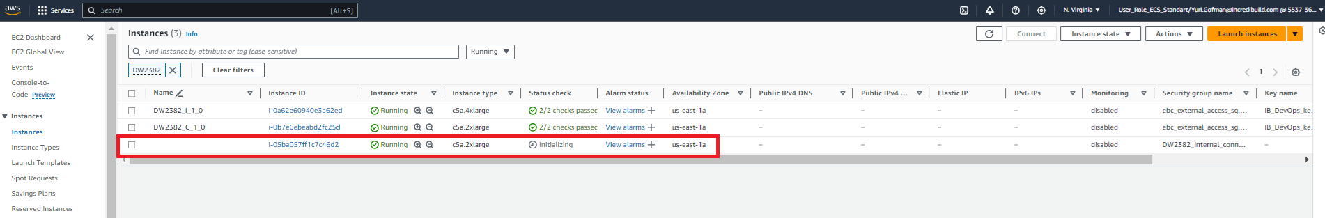 AWS Auto Scaling Groups screenshot