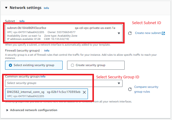 AWS Auto Scaling Groups screenshot