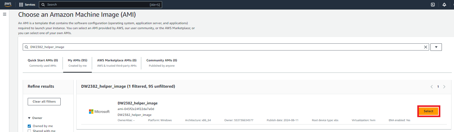 AWS Auto Scaling Groups screenshot