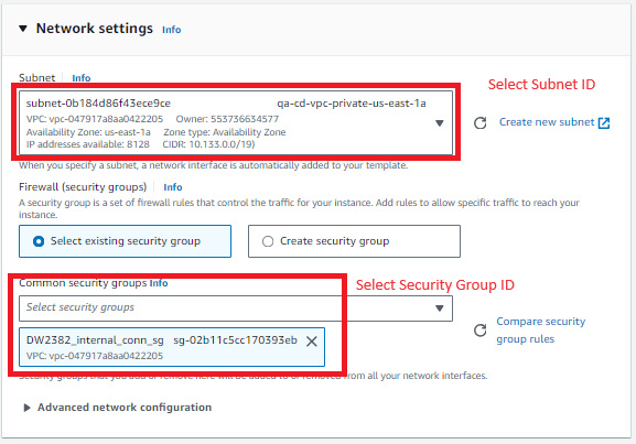 AWS Auto Scaling Groups screenshot
