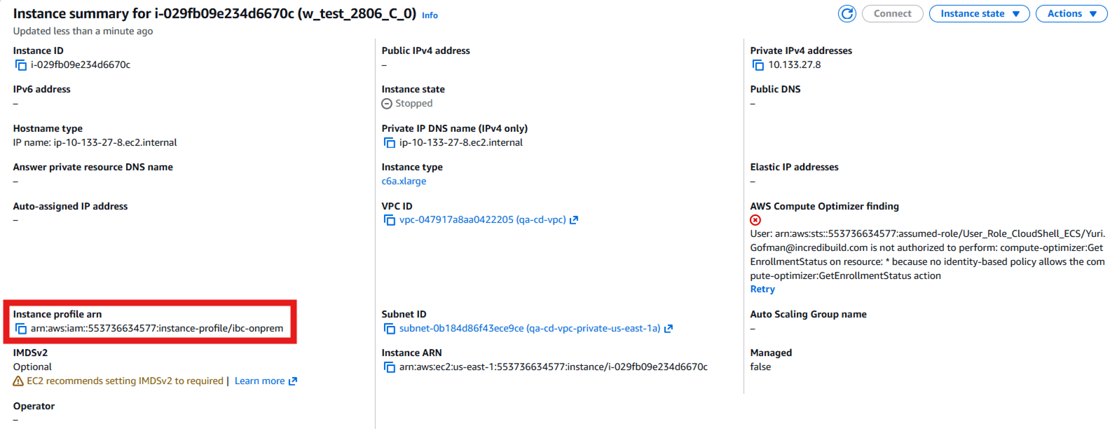 AWS Auto Scaling Groups screenshot