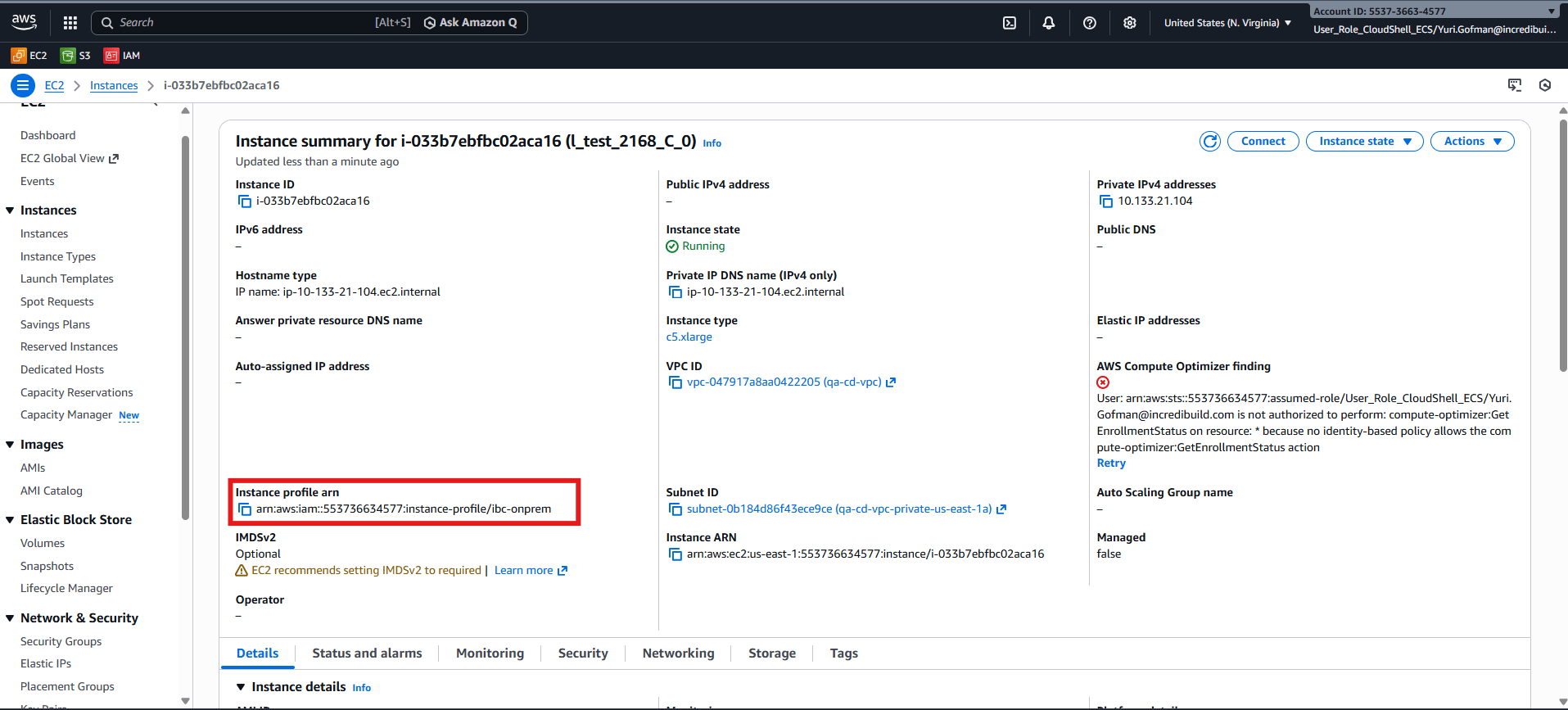 AWS Auto Scaling Groups screenshot
