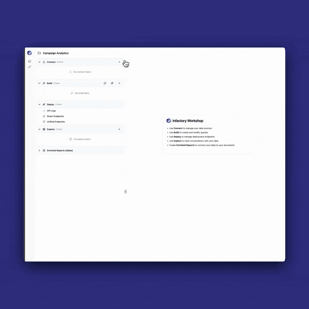 CSV upload interface with configuration fields